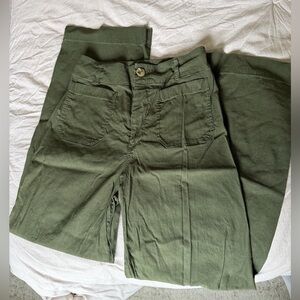 Maeve Collette Olive Green Full Length Pant - Size 29